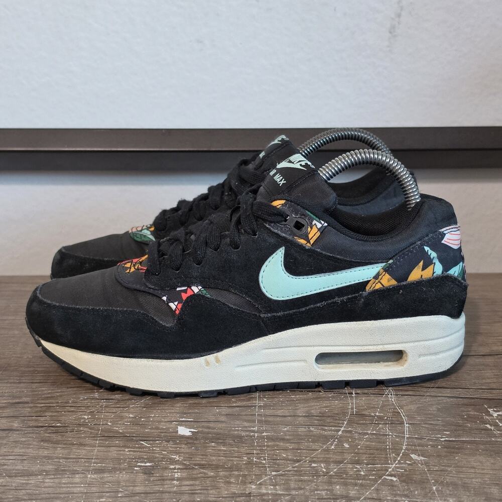Nike Air Max 1 Aloha (528898-003) Women's Athletic Running Shoes Size 7 Black